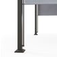 10' x 10' Outdoor Pergola Patio Gazebo Canopy Sun Shelter, Steel Frame, Grey