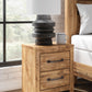 Maystonna - Two Drawer Night Stand - Brown