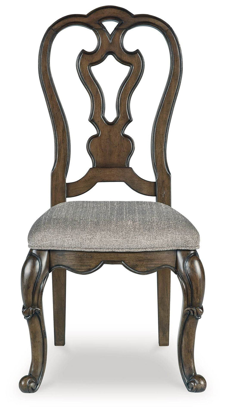 Maylee - Dark Brown - Dining Upholstered Side Chair (Set of 2) - Forward Furniture