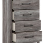 Bronyan - Dark Gray - Four Drawer Chest