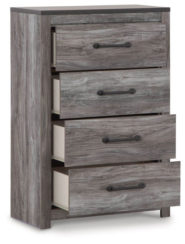 Bronyan - Dark Gray - Four Drawer Chest - Forward Furniture