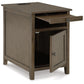 Treytown - Grayish Brown - Chair Side End Table