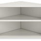 Grannen - White - Home Office Corner Bookcase