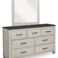 Darborn - Gray / Brown - Dresser And Mirror