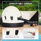 4 Pieces Outdoor Daybed with Retractable Canopy, Wicker Lounger Bed, Conversation Furniture Set, Dark Blue