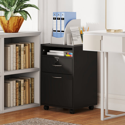24" Filing Cabinet with Lock & Wheels