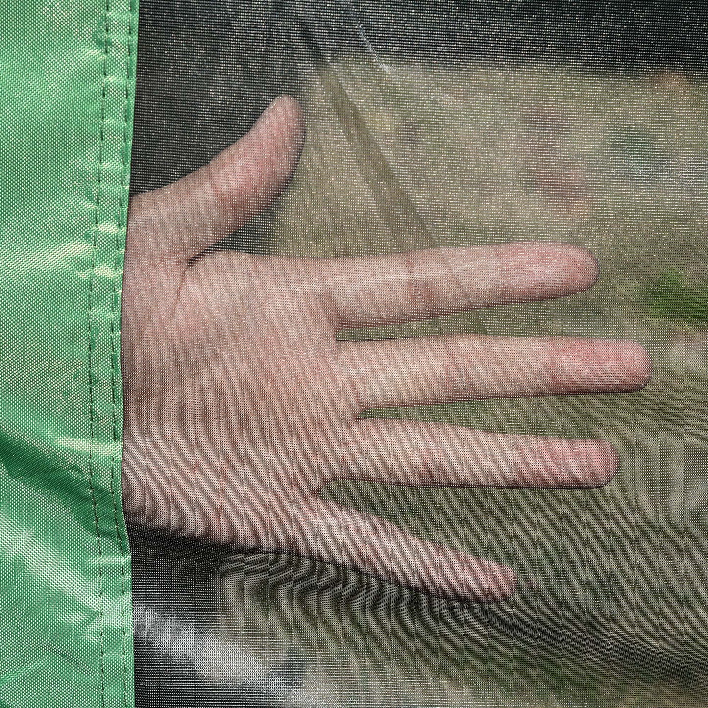 Pop-Up Tent, Foldable Screen Tent with Carry Bag, Zippered Door and Ground Stakes, Fits 3-4 People, Green