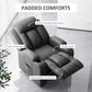 Electric Lift Chair for Elderly, Power Recliner with Footrest, Remote Control, Cup Holders for Living Room, Grey