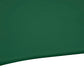 8.5FT Offset Patio Umbrella with 360° Rotation, Outdoor Cantilever Roma Parasol Hanging Sun Shade Canopy Shelter with Cross Base, Green