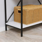 Modern Console Table with 2 Drawers, 2 Tier Entryway Table with storage Shelf, Narrow Sofa Table for Living Room, Hallway, White