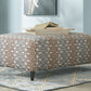 Flintshire - Auburn - Oversized Accent Ottoman