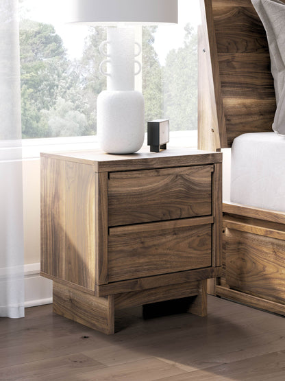 Chirason - Brown - Two Drawer Night Stand - Forward Furniture