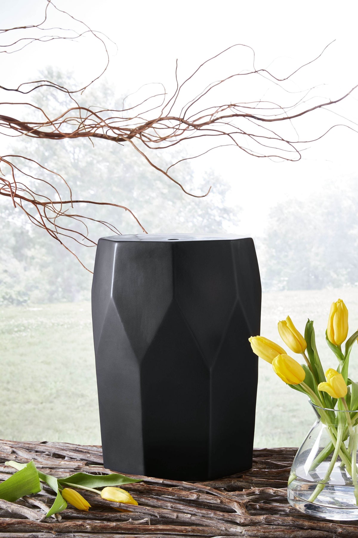 Rhysworth - Black - Stool - Forward Furniture