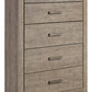 Culverbach - Five Drawer Chest - Gray