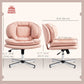 Criss Cross Armless Office Chair, No Wheels - Pink