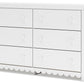 Mollviney - White - Six Drawer Dresser