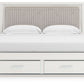 Zuraleus - Upholstered Panel Platform Storage Bed