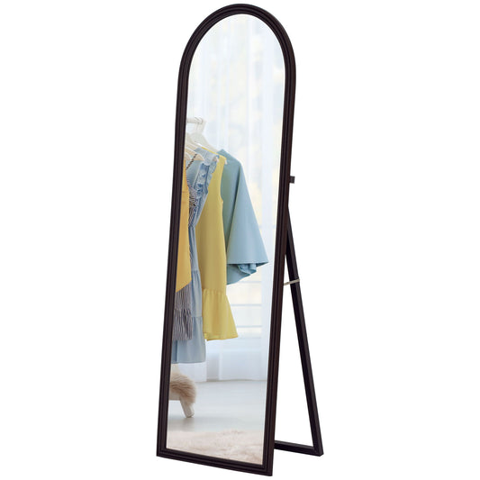 Diane Full Length Mirror-Brown Wood Grain