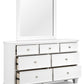 Fortman - White - Dresser And Mirror