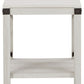 Bayflynn - Whitewash - Square End Table