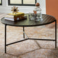 Doraley - Brown / Gray - Round Cocktail Table