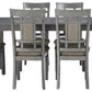 Jayemyer - Charcoal Gray - Rect Drm Table Set (Set of 7)