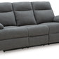 Side-Swipe - Reclining Sofa With Drop Down Table