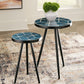 Clairbelle - Teal - Accent Table (Set of 2)