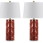 Jacemour - Burnt Umber - Ceramic Table Lamp (Set of 2)