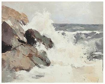 Worthner - Tan / Gray / White - Wall Art - Forward Furniture