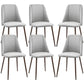 Velvet Dining Chairs Set of 6 - Grey
