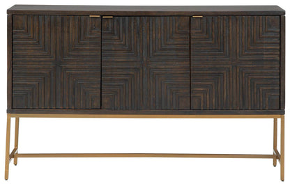 Elinmore - Brown / Gold Finish - Accent Cabinet - Forward Furniture