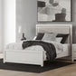Zuraleus - Upholstered Panel Platform Bed With Roll Slats