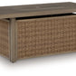 Laguna Heights - Rectangular Fire Pit Table - Beige