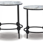 Beashaw - Gray / Black - Accent Table Set (Set of 2)