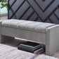 Akselman - Gray - Storage Bench - Forward Furniture