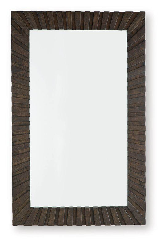 Advin - Dark Brown - Accent Mirror - Forward Furniture