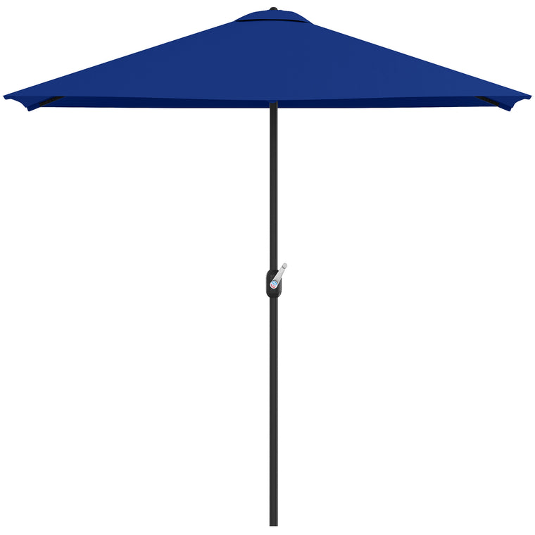 8ft Half Round Window Umbrella with 5 Ribs
