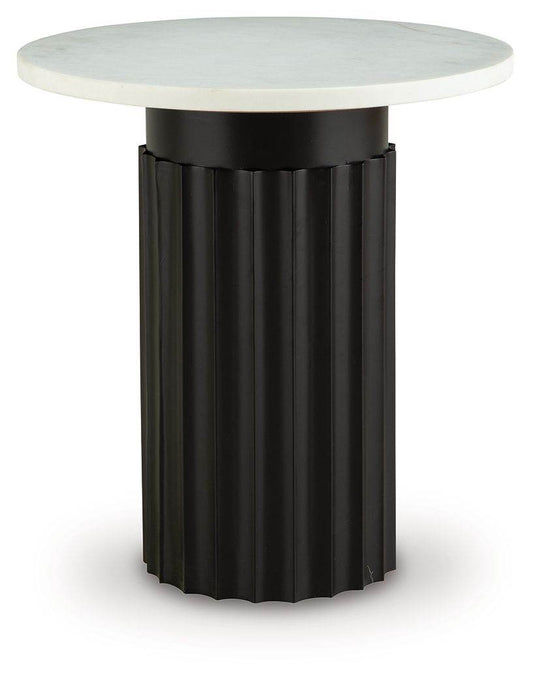 Wainstone - Black / White - Accent Table - Forward Furniture