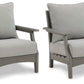 Visola - Lounge Chair w/Cushion (Set of 2) - Gray
