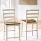 Brinfern - Barstool (Set of 2) - Brown / Antique White