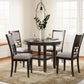 Langwest - Brown - Dining Room Table Set (Set of 5)