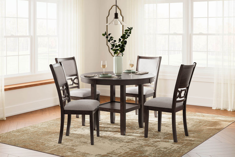 Langwest - Brown - Dining Room Table Set (Set of 5) - Forward Furniture