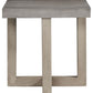 Lockthorne - Gray - Square End Table