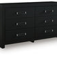 Maeling - Six Drawer Dresser