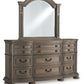 Ardenfield - Light Brown - Dresser And Mirror