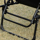 Outdoor Folding Chaise Lounge, Reclining Lounge Chair with Adjustable Backrest and Removable Pillow, Black