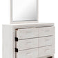 Altyra - Dresser, Mirror, Panel Bookcase Bed