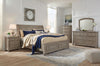 Lettner - 6 Pc. - Dresser, Mirror, Chest, Queen Sleigh Bed with 2 Storage Drawers, 2 Nightstands - Light Gray