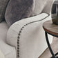 Dellara - Right Arm Facing Corner Chaise 5 Pc Sectional - Chalk